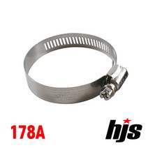 국산 올스텐 밴드 178A / 볼트 sus 304 스텐 호스 서스 반도 밴드 조임쇠 클램프, 1개