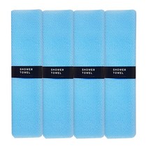 일회용 샤워타올 블루(띠포장) 100개, 1개