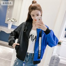 여성 항공 야구 점퍼 후드 자켓 잠바 바람막이A240211