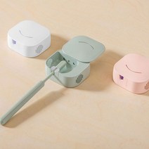 L향균 칫솔살균기 스마일 휴대용살균기 칫솔꽂이 자외선살균기, EQ04칫솔살균기 핑크