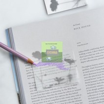 (반투명_메모지)_실루엣메모잇_점착 E271, (03 데이지)