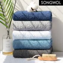 송월타월 오브제 세면타올, 골고루(랜덤), 5장