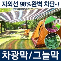 호미닷컴 차광막 그늘막 UV코팅 차양막 (무지개 차광망 2면 4면), 추가7.단조팩가방(고급형)