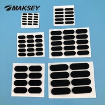 방진고무패드 고무발 스프링 진동 방지 Macsey-고온 고무 시트 실리콘 패드 충격 방지 미끄럼 충돌 3M 폭