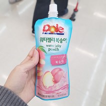 [홈플러스] 동원 Dole 워터젤리 복숭아 130ml x 5개, 아이스박스포장
