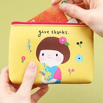 깜찍한 헬로 제인 일러스트 메이크업 파우치S 선물 여자친구파우치