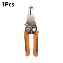 전선탈피기 다기능 와이어 스트리퍼 분할 플라이어 전기 케이블 커터 세피컬용 수리 도구 1 개, 03 Orange