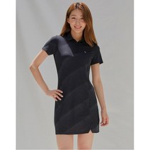 [21SS 헤지스 골프 여성]블랙 HAZZYS 로고 초경량 원피스HWTS1B391BK