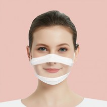 입 수업 청각장애인 보이는 강의 수화 대량주문가능 교육 언어 이피다투명창마스크 방송 10매입 신상추가, 이피다투명창마스크10매_소형S