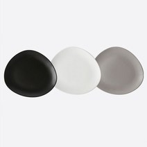 [에라토][에타홈] [에라토 (에타홈)] 에라토 조약돌 접시 26cm D, 색상:블랙|사이즈:단일옵션