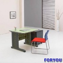 Foryou2800 일자형책상 컴퓨터책상 조립식책상 철제책상 책상 책장 책꽂이, 화이트 그레이