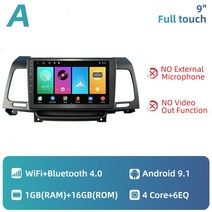 기아 오피러스 2007 2008 차량용 라디오안드로이드 GPS 내비게이션멀티미디어 스테레오 플레이어와이파이 터치 스크린오토라디오 헤드 유닛2 Din, 01 A-Basic Model