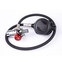 스킨스쿠버장비미니 0.5L 스쿠버 다이빙 실린더 산소 탱크 스노클링 고압 공기 펌프 장비 수중 호흡 액세, 07 1PC-breathing valve