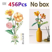 456Pcs LOZ 미니 블록 Loques 3 스타일 영원한 꽃 로즈 라벤더 Diy 완구 Bottel 홈 전시회 재미있는 크리 에이 티브 선물, JM81-1658-No box