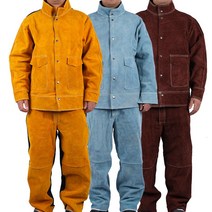 방염복 용접 작업복 산업용 방화복 방열복 안전복, 브라운 믹스 팬츠