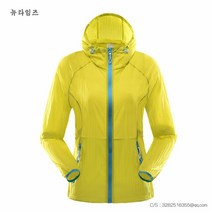 자외선차단 바람막이 여름 슬림 캐주얼 여성 아웃도어 낚시어복 뉴타임즈 C11 G012Z953, M, 형광색