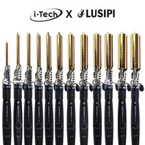 아이텍 루시피 골드 티타늄 원권 아이롱 고데기 4mm~26mm, 골드 4mm