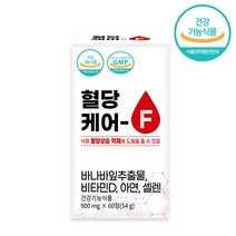 바나바잎 추출물 혈당케어 F, 1개, 60정, 60정