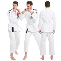 주짓수 도복 빅사이즈 도복 BJJ Gi Mens 브라질 Jiu Jitsu 정장 코튼 Jujitsu 유니폼 무료 화이트 벨트