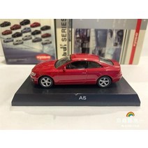 164 kyosho foraudi a5 다이 캐스트 합금 자동차 장식 모델 완구 컬렉션, a5 레드