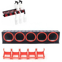 YIYIBYUS 벽 스프레이 병 홀더 보관함 정리 연마재 걸이 레일 자동차 액세서리 디스플레이 캔 자동 청소 디테일링 툴 행거 미용실