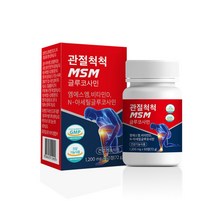 관절척척 MSM N아세틸글루코사민 연골 올인원 60정1통 고용량 부모님 시니어 발목 무릎보호 보조제