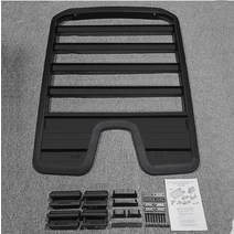 알루미늄 합금 상단 루프 랙 레일 러기지 박스 바 랜드로버 디펜더 90 110 2020, 01 Defender 90 black
