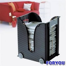 ForU168 이동식 신문 정리 보관함 신문랙 신문정리 신문꽂이 신문지함 잡시보관함, 화이트