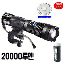 디제이디 화리트레이져칩 LED 전기 자전거 전조등 안전등 줌 자전거라이트 DP20000MAXDF, 랜덤