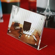신나라-닷컴_자석액자 L자 가로 178x128mm 아크릴사진 책상 탁자 데코 투명 멀티 예쁜 인화 탁상_ tlsskfk, S-N-선택사항없습니다