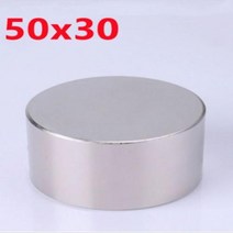 강력한 영구 원형 네오디뮴 자석 희토류 NdFeB 갈륨 금속 또는 40x20 N52 50x30mm, 없음, 2.50x30