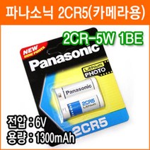 파나소닉 2CR5 1개 6V 카메라용 리튬전지 리튬건전지 리튬배터리 건전지