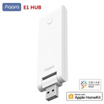 스마트허브 Aqara-게이트웨이 M1S E1 허브 ZigBee 무선 샤오미 스마트 3 연결 경보 시스템 모니터 Mijia, 01 1pc E1 Hub
