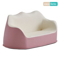리에또 코지 유아소파 2인용 아기소파 바른자세 아기의자, 코지 핑크