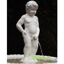 정원 오줌싸개 동상 분수 실내 연못 조형물 장식 석상, 트럼펫 천사