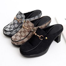 블리슈 왈츠 말굽슬리퍼 8cm 뮬슬리퍼 슬리퍼힐