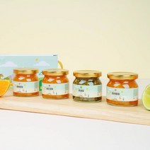 벨롱벨롱 제주청에 반하다 과일청 4종 선물세트 480g