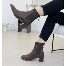 여성부츠 5cm 니트부츠 첼시 명품코디 여성앵클부츠 h165 ( 에이치구두)