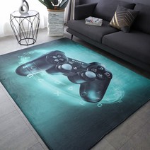 대형 카펫 러그 거실 카페트 새로운 애니메이션 게이머 컨트롤러 kids play mat