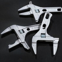 68mm 와이드 광폭 큰입 몽키 스패너 라쳇 렌치 배관 세면대 수공구, 1개