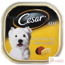 아픈 애견 두배 영양공급 사료와함께 캔간식24개 강아지 집에있는강쥐 특식, 24개