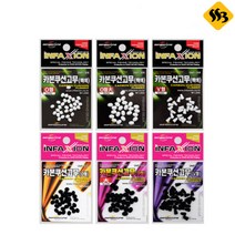 인팩션 카본쿠션고무 O형 V형 3가지 타입, 백색 V형