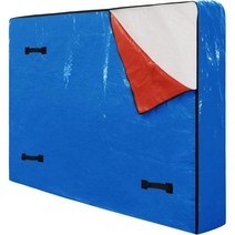650431 EasyGoing Queen Mattress Bags for Moving and Storage Reusable Waterproof Cover with 8 Strong