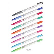 제노 캐릭터 볼펜 0.38mm, 블루, 12개