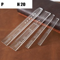가죽공방 가죽공예도안 가죽공방 서류가방 가죽필통만들기 가죽프레스기 도안 DIY 가죽 지갑 크래프트 종이 패턴 여성공예 도구 투명 아크릴 시계 스트랩 템플릿 홈 diy 45, 스트랩-p-h20-1set, 1개