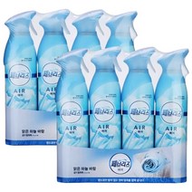 페브리즈 에어 맑은하늘바람향 공기탈취제, 275g, 8개