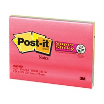 [KT알파쇼핑]포스트-잇(6845-SSP 미팅노트 4색무선 45매X4권 3M)