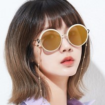더브릴레 정원형 미러 오버사이즈 선글라스