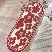 인테리어 러그 카펫 침실 침대 옆 담요 결혼식 축제 중국 스타일 홈 룸 두꺼운 모조 캐시미어 타원형 해피 워드 카펫