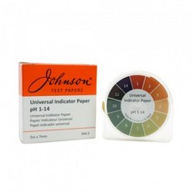 수질계측기 수질측정기 잔류염소 JOHNSON PH 테스트페이퍼(롤형) (올핀)_1972EA